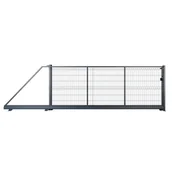 Ogrodzenia - Naterial Brama przesuwna Modus 4x1.5 m lewa antracytowa - miniaturka - grafika 1