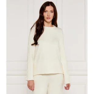BOSS Sweter | Regular Fit - Swetry damskie - miniaturka - grafika 1