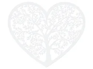Gadżety dla niej i dla niego - Dekoracja papierowa "Serce", 10 szt. ZPS2 - miniaturka - grafika 1