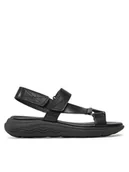 Sandały damskie - Geox Sandały D Spherica Ec5w A D25ADA 00043 C9999 Czarny - miniaturka - grafika 1