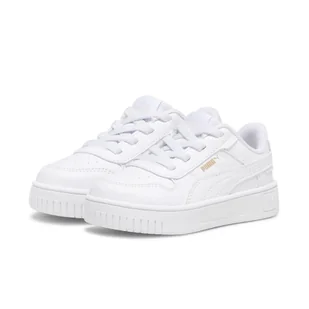 Sneakersy Carina Street dla małych dzieci PUMA White Gold - Buty dla dziewczynek - miniaturka - grafika 1