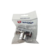 Łączniki, trójniki, kształtki - Trójnik chromowany 3/4" WADEP - miniaturka - grafika 1