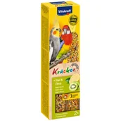 Przysmaki dla ptaków - Vitakraft Kräcker dla dużych papug 4 x 2 szt. Z kiwi i cytrusami - miniaturka - grafika 1