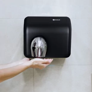 Sanjo Suszarka do rąk 2500W Lupus ABS czarna z ruchomą dyszą - Suszarki do rąk i włosów - miniaturka - grafika 3