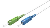 Kable światłowodowe - Goobay 59622 kabel InfiniBand / światłowodowy 10 m SC FTTH Biały - miniaturka - grafika 1