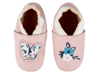 Buciki dla niemowląt - LUPILU LUPILU Dziecięce buciki do raczkowania, z elastyczną gumką, 1 para (21-22, Różowy) 4052916080573 - grafika 1