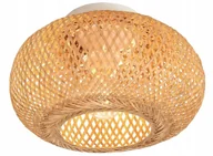 Lampy sufitowe - Lampa Sufitowa Wisząca Plafon Bambus salon pokój Loftowa Natural Ciepło - miniaturka - grafika 1