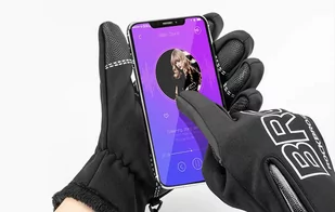 Rękawiczki rowerowe Rockbros S091-4BK (czarne) - Rękawiczki rowerowe - miniaturka - grafika 4