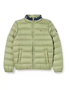 Tommy Hilfiger Dziecięca kurtka puchowa unisex, Oliwka wiosenna, 9 Miesiące - Kurtki i płaszcze dla chłopców - miniaturka - grafika 1