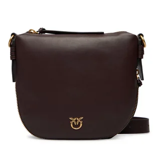 Torebka PINKO Hobo Zip Around Mini Ai 25-26 PLTT 105332 A0QO Bordowy - Torebki damskie - miniaturka - grafika 1