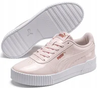 Sneakersy damskie - Buty damskie Carina Patent r.36 różowe sneakersy - miniaturka - grafika 1