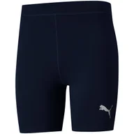 Spodenki męskie - Spodenki męskie Puma Liga Baselayer Short Tight granatowe 655924 20-L - miniaturka - grafika 1