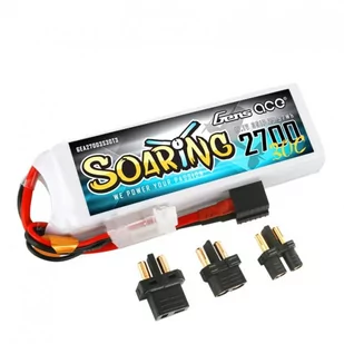 Gens ace Akumulator Gens Ace Soaring 2700mAh 11.1V 30C 3S1P z EC3/XT60/T-Plug - Akcesoria i części modelarskie - miniaturka - grafika 1