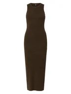 Sukienki - Pieces Sukienka dzianinowa w kolorze brązowym - miniaturka - grafika 1