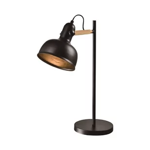 Candellux Lampa stołowa gabinetowa czarna E27 klosz szklany 40W Reno 41-80066 41-80066 - Lampy stojące - miniaturka - grafika 2