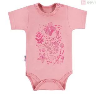 Body Coral Reef Kr Dz Brudny Róż Ewa Klucze - 68 - Body dla niemowląt - miniaturka - grafika 1
