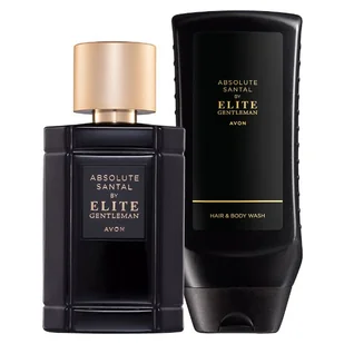 Avon, Elite Gentleman Absolute Santal, Zestaw kosmetyków do pielęgnacji, 2 szt. - Zestawy kosmetyków damskich - miniaturka - grafika 1