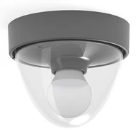 Lampy ścienne - Nowodvorski Lampa sufitowa i ścienna NOOK na e27 10W IP44 wys. 15cm grafit 7965 - miniaturka - grafika 1