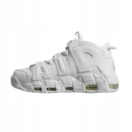 Sneakersy męskie - Buty męskie sneakersy sportowe Nike Air More Uptempo '96 Triple White Białe - miniaturka - grafika 1