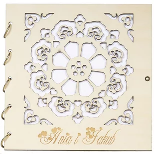 Drewniana kartka okolicznościowa z grawerem - Pasmanteria Drewniana kartka okolicznościowa z grawerem - Pasmanteria - miniaturka - grafika 1