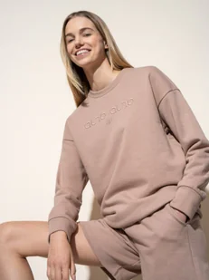 Damska bluza dresowa z bawełny organicznej 4F X AL 4FSS22TSWSF114 - Kurtki i kamizelki sportowe damskie - miniaturka - grafika 1