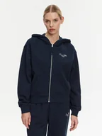 Bluzy damskie - Tommy Hilfiger Bluza WW0WW44632 Granatowy Regular Fit - miniaturka - grafika 1