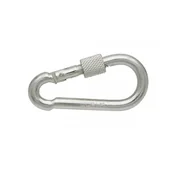 Haki, szakle i karabinki - Lux-Tools Karabińczyk zakręcany ocynkowany 8x80mm - miniaturka - grafika 1