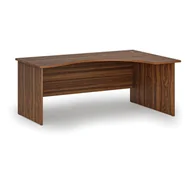 Biurka - Biurko narożne PRIMO WOOD, 1800 x 1200 mm, prawe, orzech - miniaturka - grafika 1