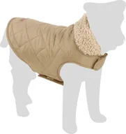 Płaszcze damskie - Flamingo Bonnie Beige Płaszcz dla psów - Rozmiar 40 cm (A: 40 cm, B: 34-40 cm, C: 54-60 cm) - Idealny dla Chihuahua, Jamnik, Shih Tzu, Mops i Cavalier King Charles - miniaturka - grafika 1