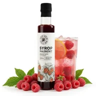 Syropy i koncentraty owocowe - Syrop malinowy 250 ml z malin naturalny z cukrem trzcinowym premium - miniaturka - grafika 1