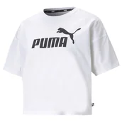 Koszulki i topy damskie - PUMA KOSZULKA ESS CROPPED LOGO 58686602 r L - miniaturka - grafika 1