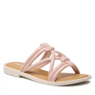 Klapki i japonki damskie - Melissa Klapki Wave Sand + Salinas Ad 33437 Pink/Beige 51430 - miniaturka - grafika 1