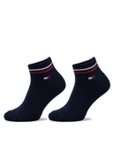 Skarpetki damskie - Tommy Hilfiger Zestaw 2 par niskich skarpet unisex 701228177 Granatowy - miniaturka - grafika 1