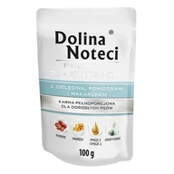 Mokra karma dla psów - Dolina Noteci Premium Pies Cielęcina, pomidory i makaron saszetka 100g MS_15850 - miniaturka - grafika 1