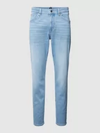 Spodnie męskie - Jeansy o kroju regular fit z wpuszczanymi kieszeniami - miniaturka - grafika 1