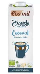 Ecomil Napój kokosowy Barista bezglutenowy 1 l Bio - Napoje roślinne - miniaturka - grafika 1