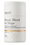 Witaminy i minerały - OstroVit Beauty Blend for Shape 360 g kremowej truskawki - miniaturka - grafika 1