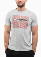 Koszulki męskie - Ozoshi koszulka męska t-shirt bluzka sportowa wygodna bawełna roz. XL - miniaturka - grafika 1