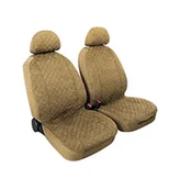 Pokrowce na fotele - Lampa Komplet pokrowców na przednie siedzenia MIKI beżowy 54946 - miniaturka - grafika 1