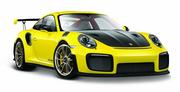 Kolekcjonerskie modele pojazdów - Maisto, model kolekcjonerski Porsche 911 Gt2 Rs Żółty 1/24 - miniaturka - grafika 1