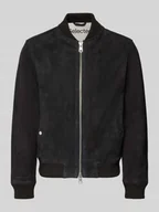 Kurtki męskie - Krój regular fit Kurtki skórzane z imitacja zamszu z czystej koziej skóry Model 'ARCHIVE' - miniaturka - grafika 1