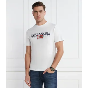 Napapijri T-shirt | Regular Fit - Koszulki męskie - miniaturka - grafika 1