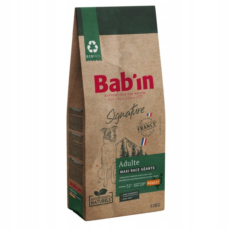 Bab'in Signature Giant Adult dla psów olbrzymich ras 12kg / Bab'in