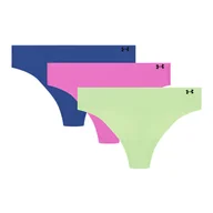 Bielizna sportowa damska - Majtki damskie Under Armour Pure Stretch Ns Thong 3 szt. - miniaturka - grafika 1