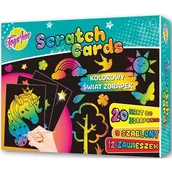 Zabawki kreatywne - Stnux Zestaw Scratch Cards kolorowy świat zdrapek STN7021 - - miniaturka - grafika 1