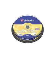 Nośniki danych - Płyty DVD+RW VERBATIM 43488, 4.7 GB, 4x, 10 szt. - miniaturka - grafika 1