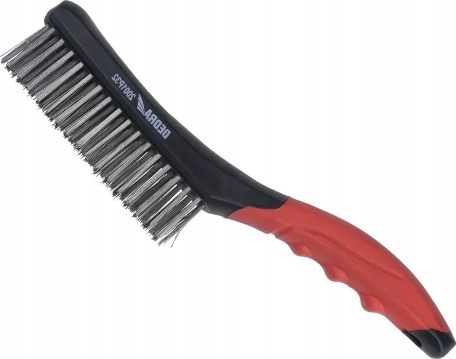 Dedra Szczotka druciana 4-rzędowa, nierdzewn, 260mm, dwumat.uchwyt