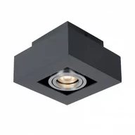 Lampy sufitowe - Italux Plafon CASEMIRO kol czarny IT8002S1-BK/AL) - miniaturka - grafika 1