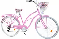 Rowery - Dallas Bike Cruiser 7spd Alu 28 cali Damski Różowy - miniaturka - grafika 1