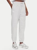 Spodnie sportowe damskie - Under Armour Spodnie dresowe Ua Rival 1382735 Szary Loose Fit - miniaturka - grafika 1